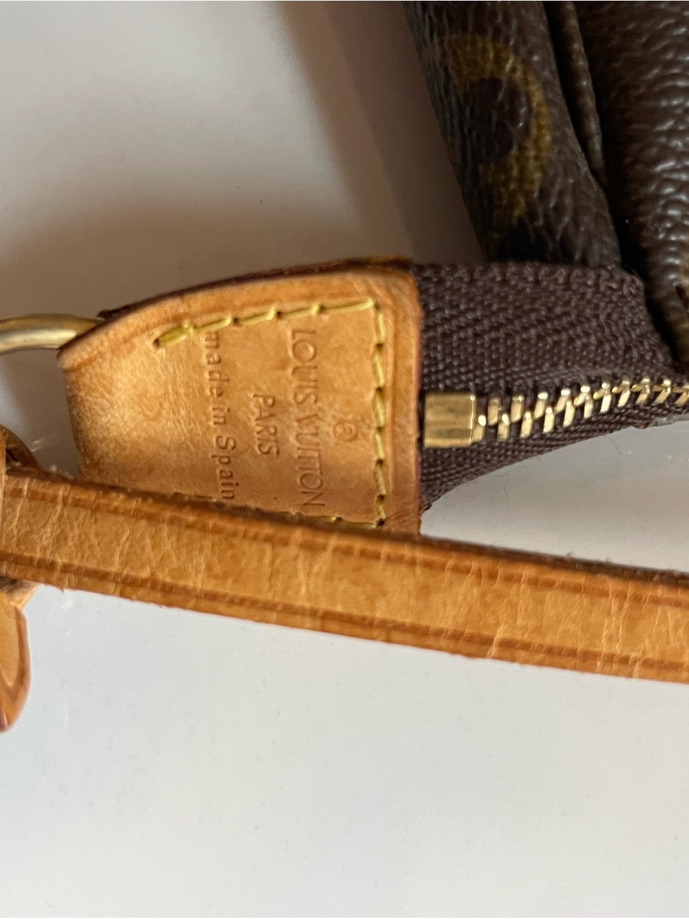 Authentic Louis Vuitton Monogram Pochette Accessoires Mini Shoulder Bag - Picture 10 of 12